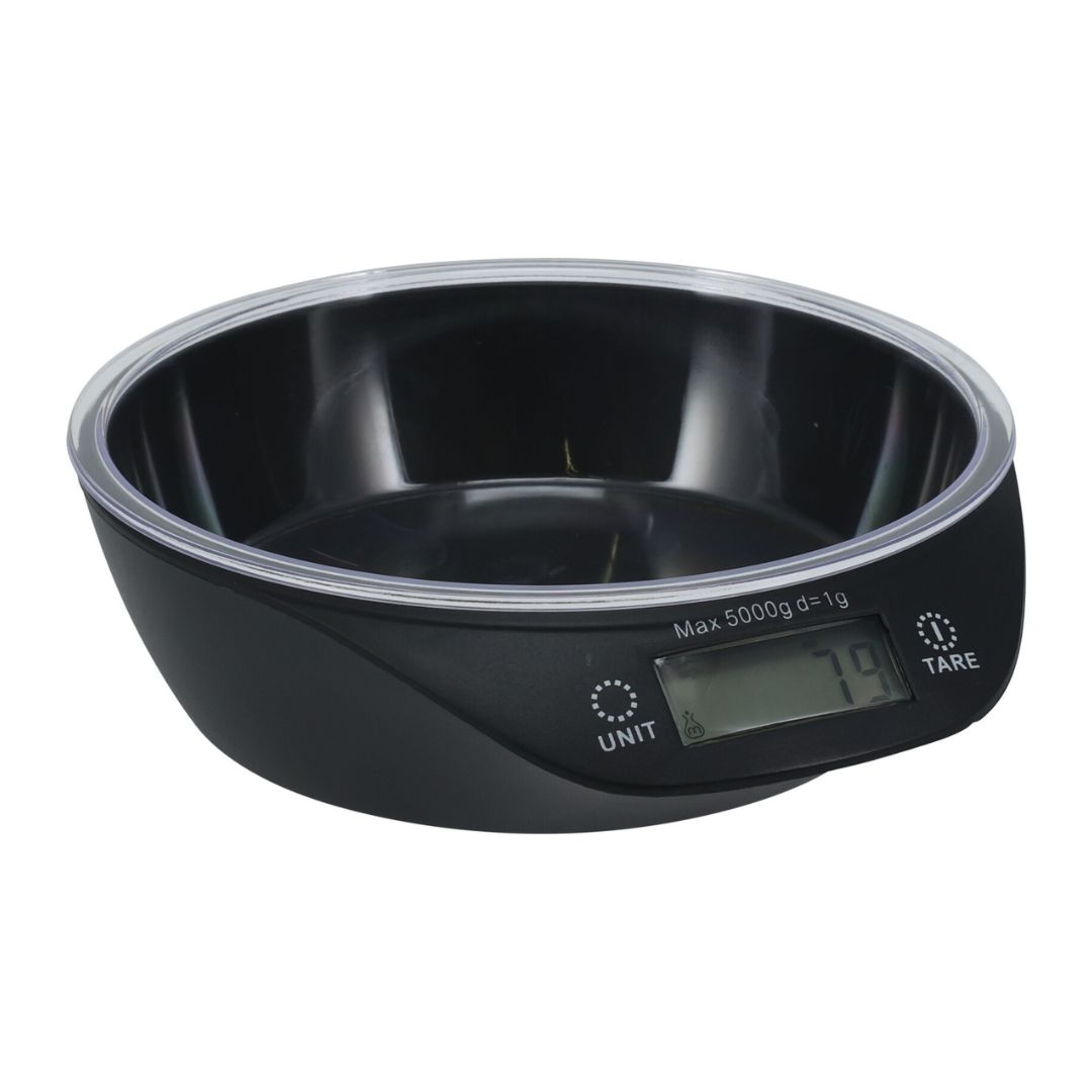 Cântar de bucătărie digital Excellent Houseware cu bol, precizie 1 g, 400 ml, funcție Tare, afișaj LCD, măsurare g/oz/lb/ml
