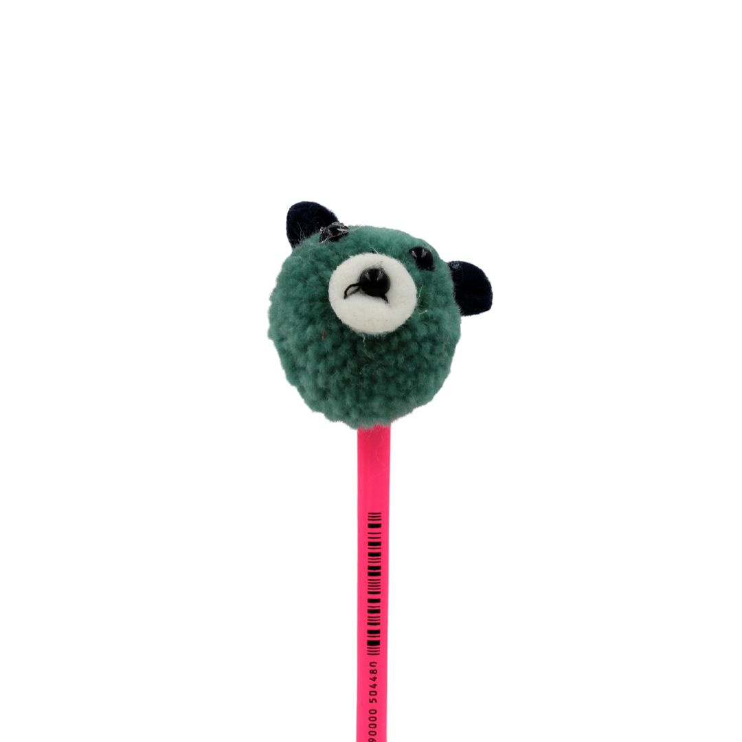Creion figurina Baby Urs verde 22 cm