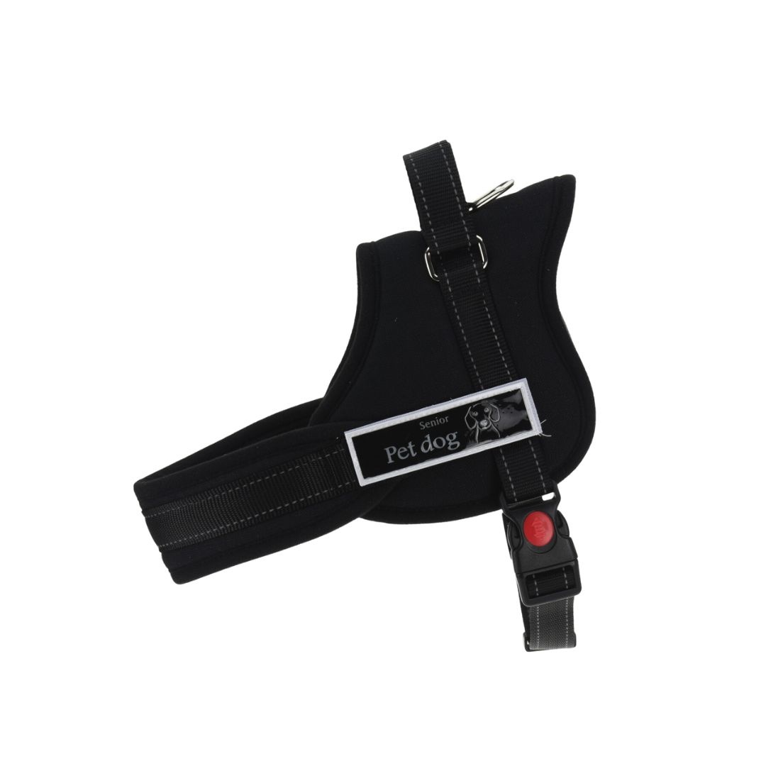 Ham reglabil, pentru câini, 65-80 cm, marimea L, negru