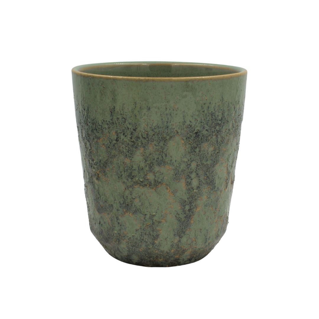 Mască de ghiveci verde Mica 15x12 cm