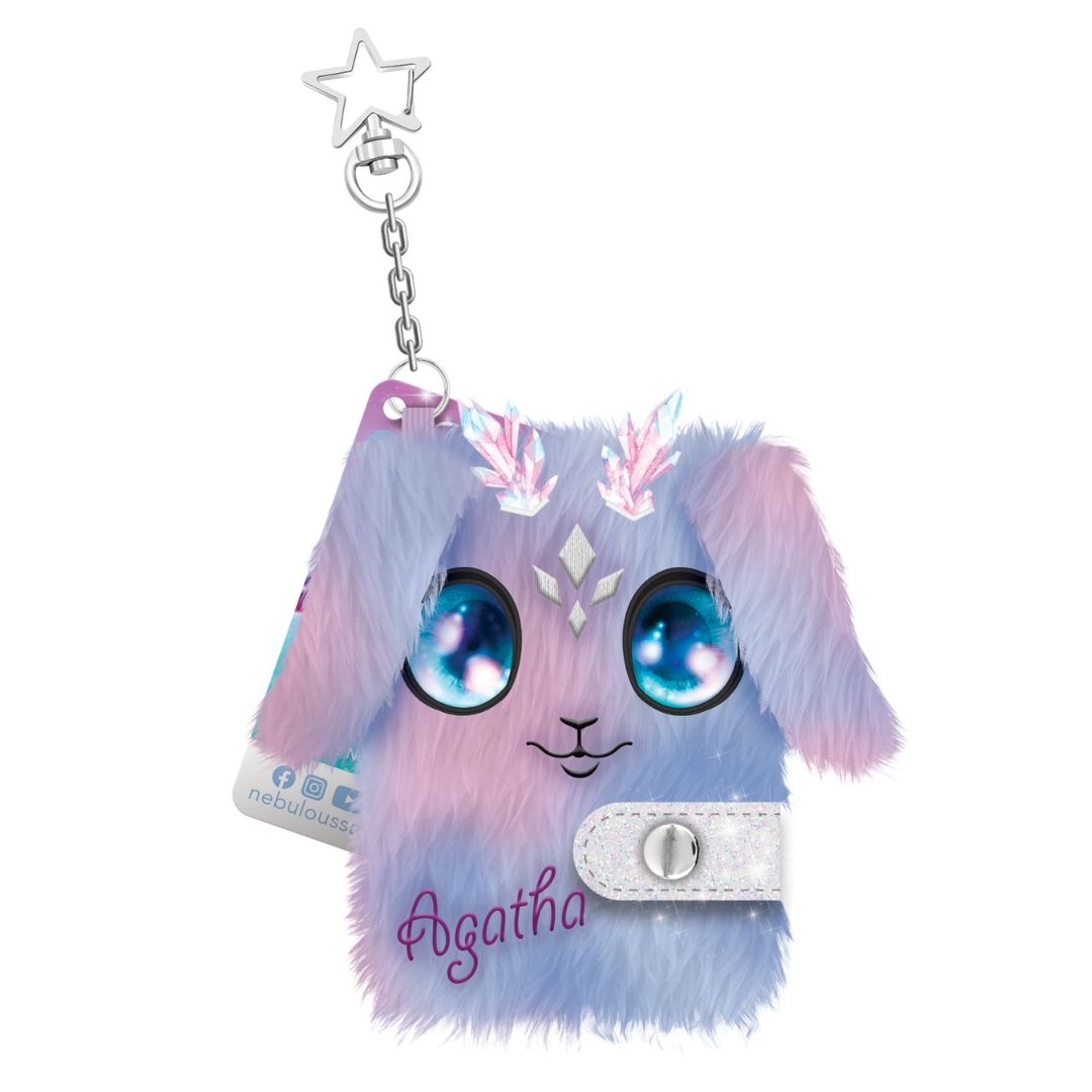 Mini carnețel pufos, personaj Agatha - Nebulous Stars