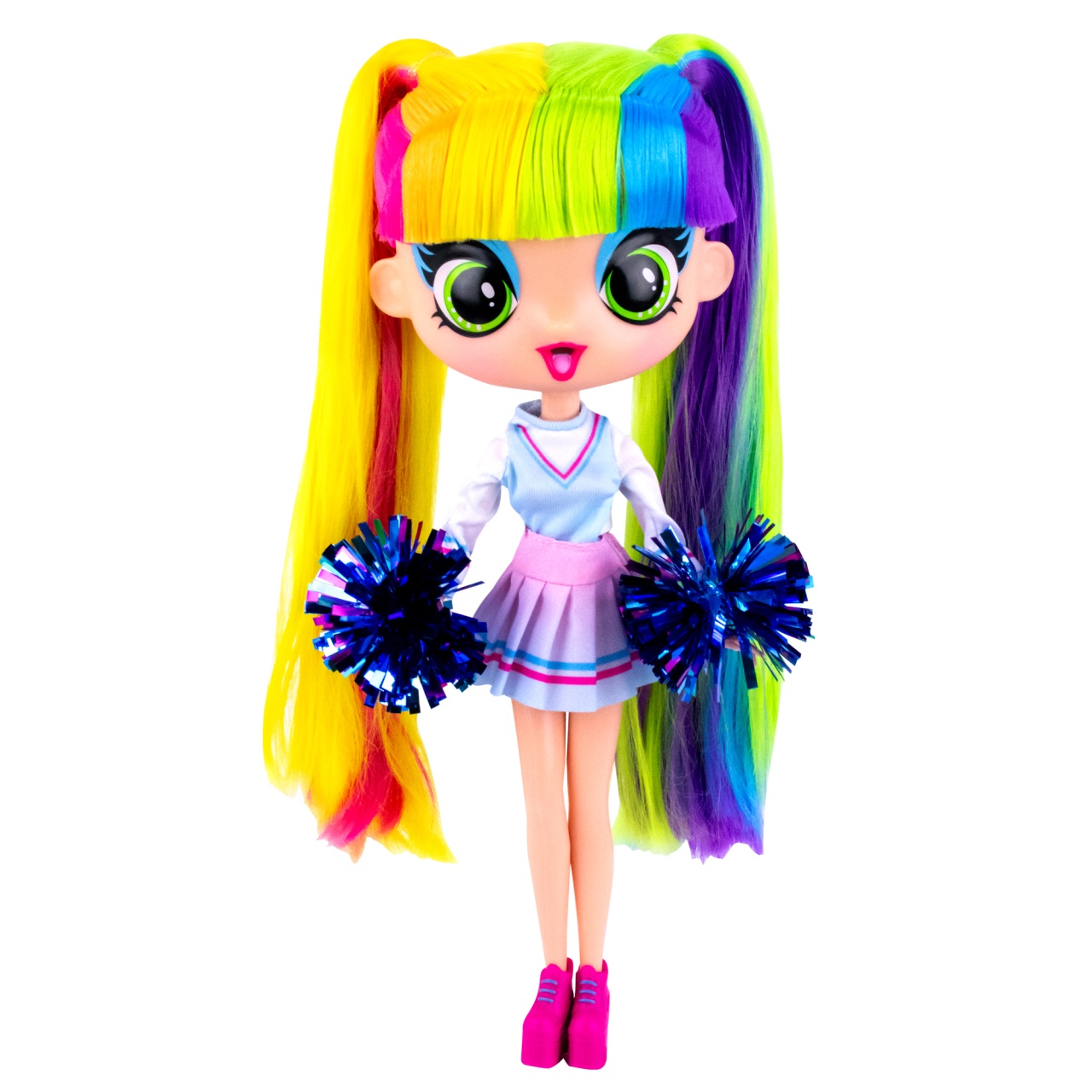 Păpușă Decora Majoreta (Cheer), 28 cm cu Accesorii – Păpușă de Personalizat, Peste 50 Surprize, păr lung, colecția Decora Girlz