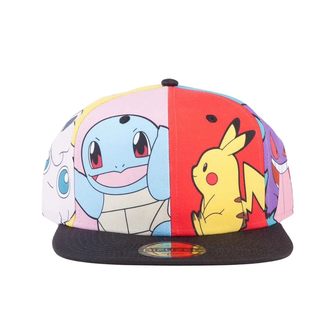 Șapcă reglabilă, pentru băieți, Pokémon - Multi Pop Art, 19x16x11 cm, brand Difuzed