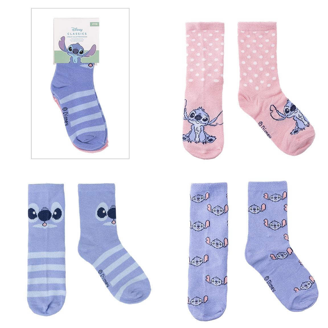 Set 3 perechi de șosete, mărimea 31-34 EU, Cerda, Stitch