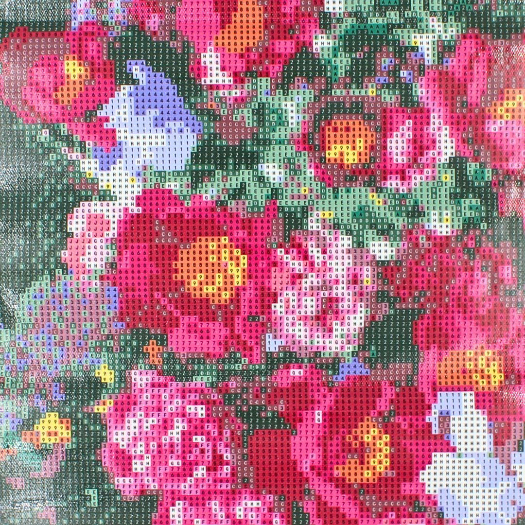 Set broderie diamante 5D 30x40cm Bujor