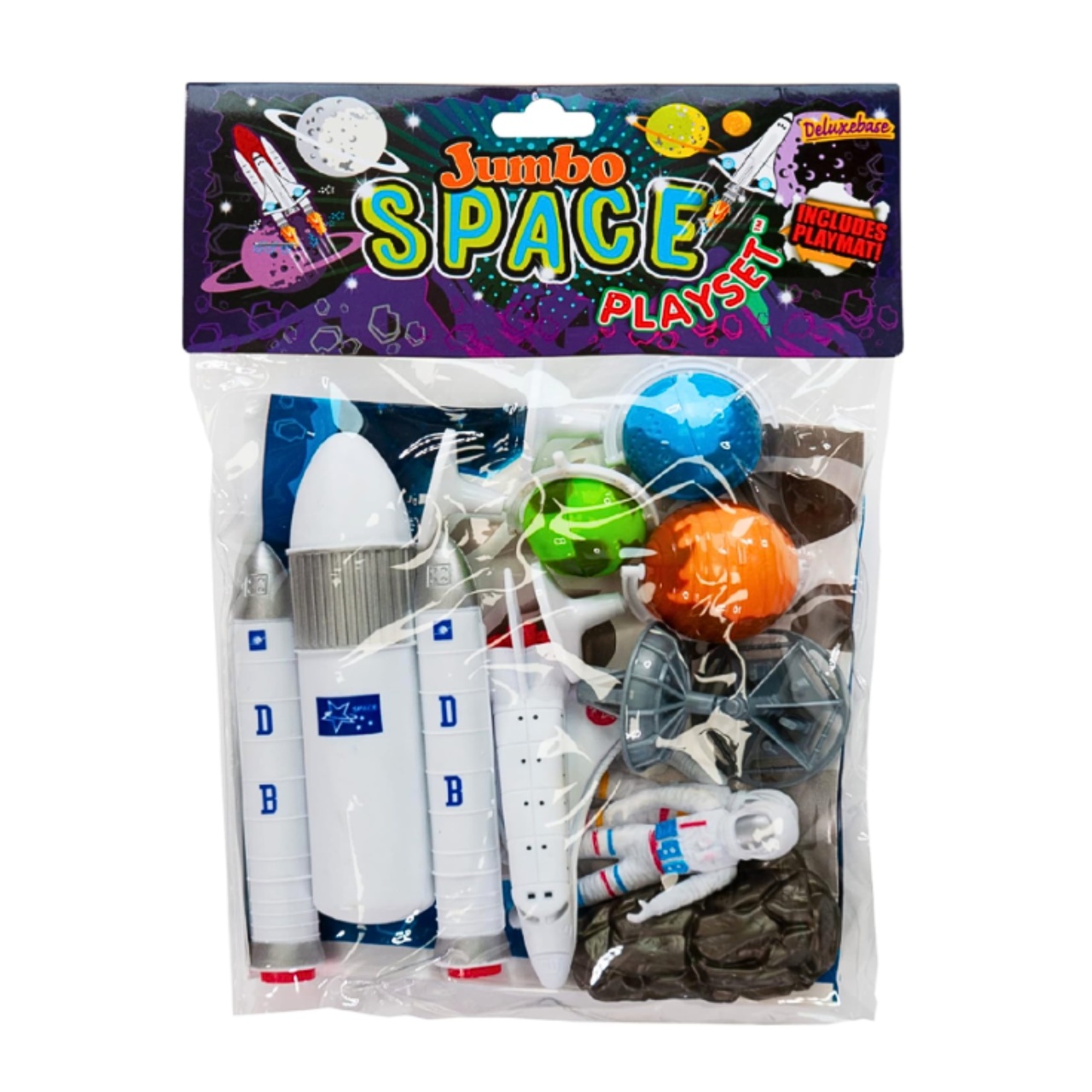 Set de figurine Deluxebase, jumbo, Space, 9 piese