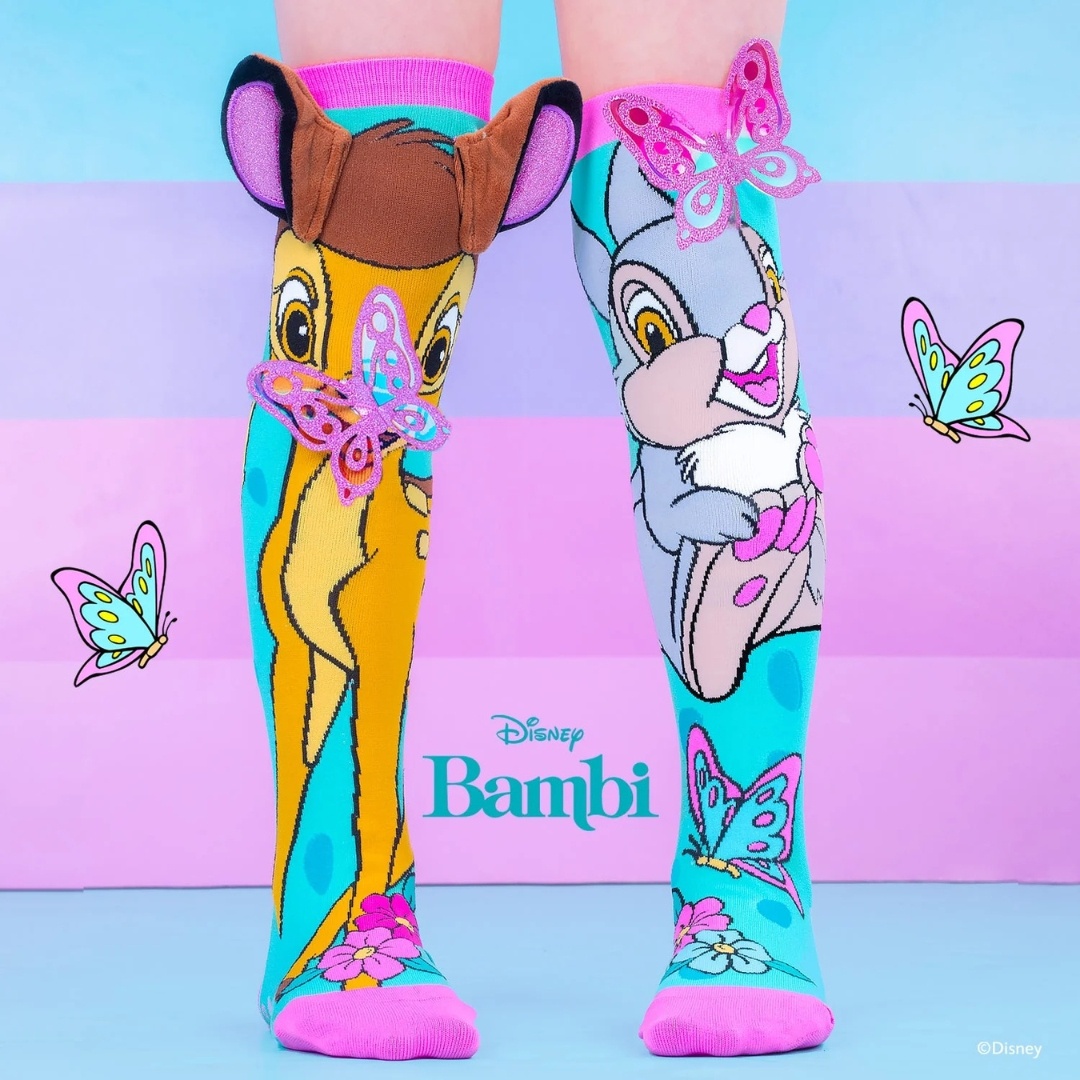 Șosete lungi colorate Madmia Bambi pentru fete 3-5 ani
