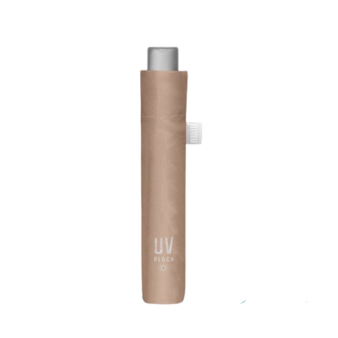 Umbrelă extra slim, UV50+, Perletti, culoarea bej taupe