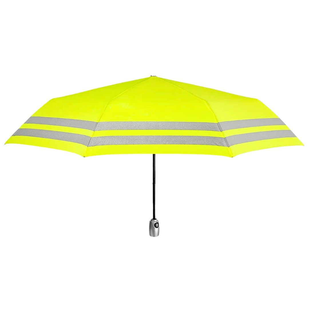 Umbrelă galbenă reflectorizantă, Perletti, 59x104 cm, colecția Perletti Technology