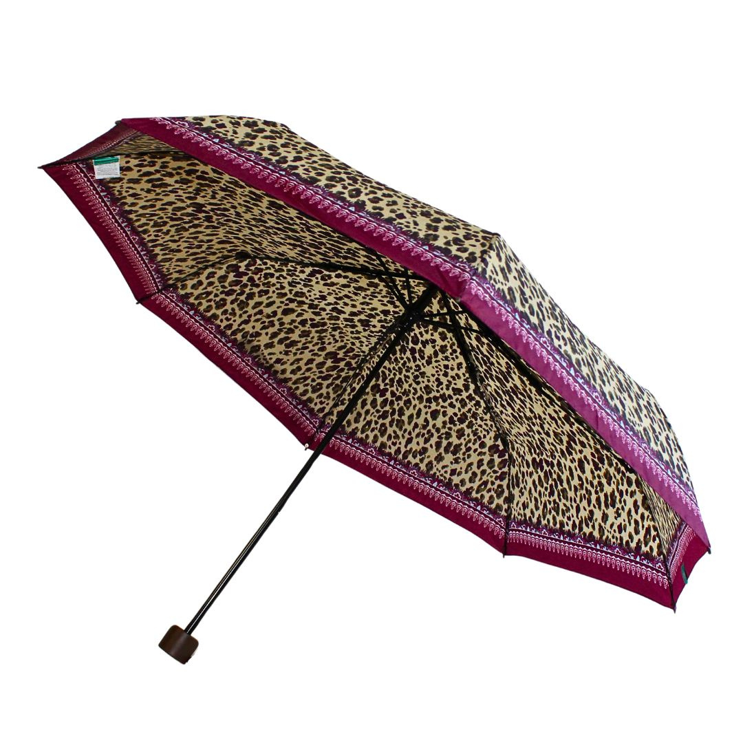 Umbrelă mini Perletti grena pentru doamne