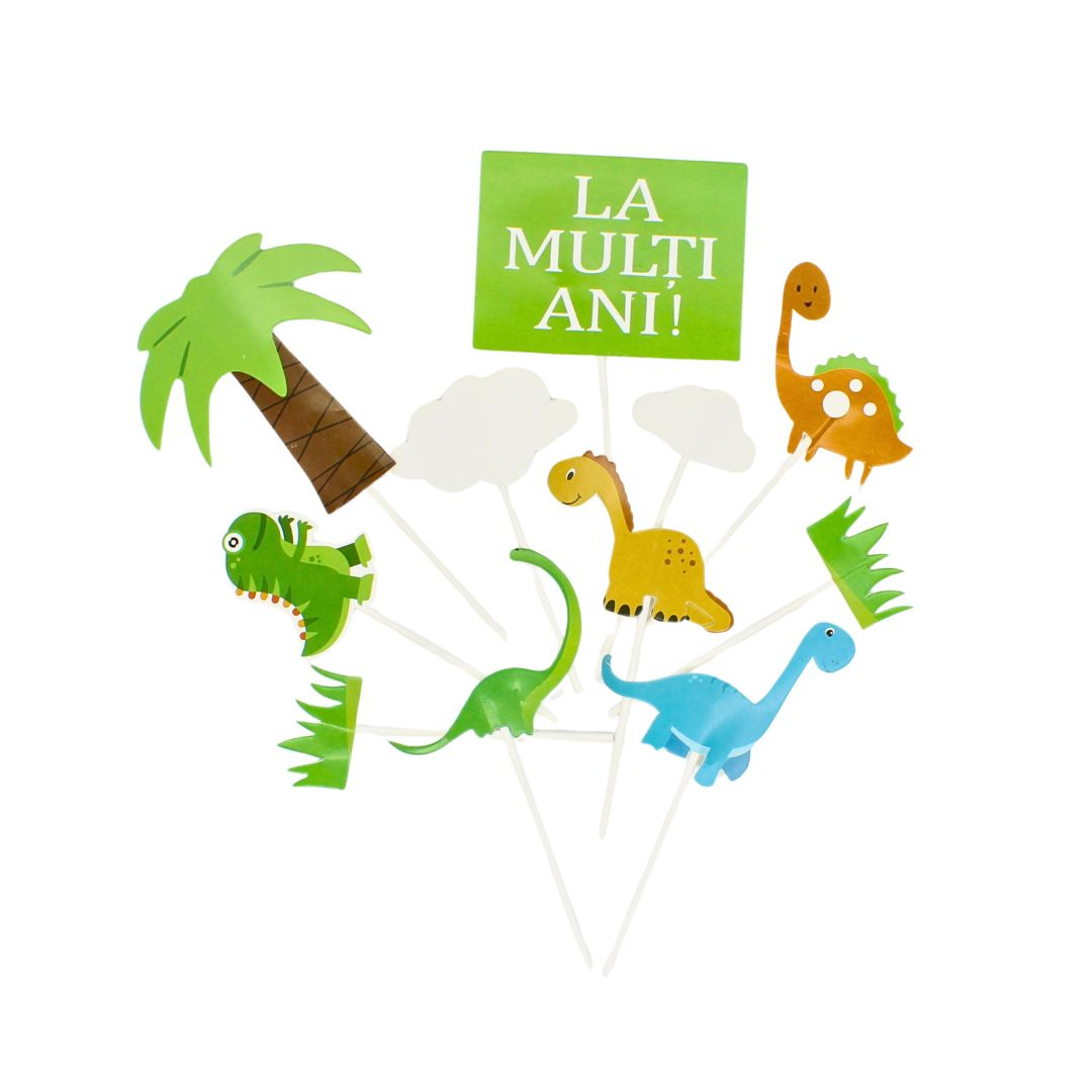 Cake Topper tort La Mulți Ani dinooo