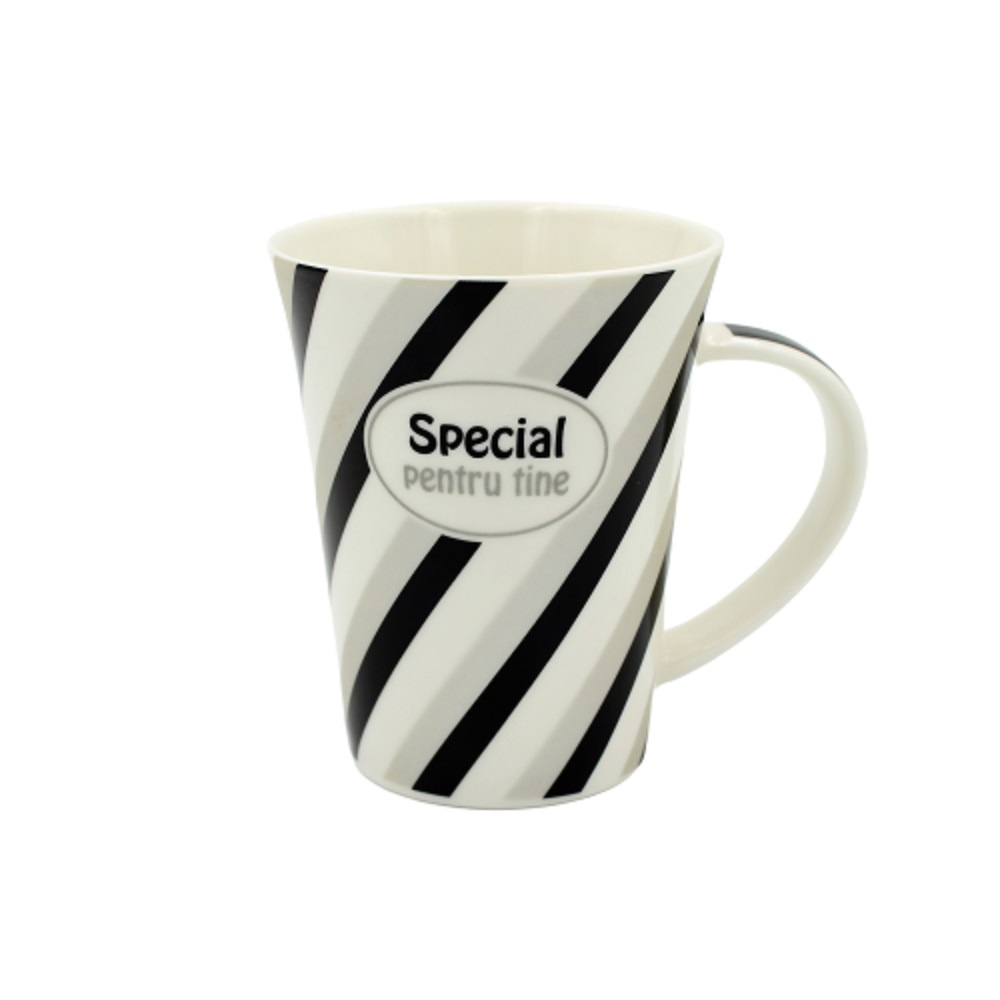 Cană din porțelan personalizată cu mesaj "Special pentru tine"