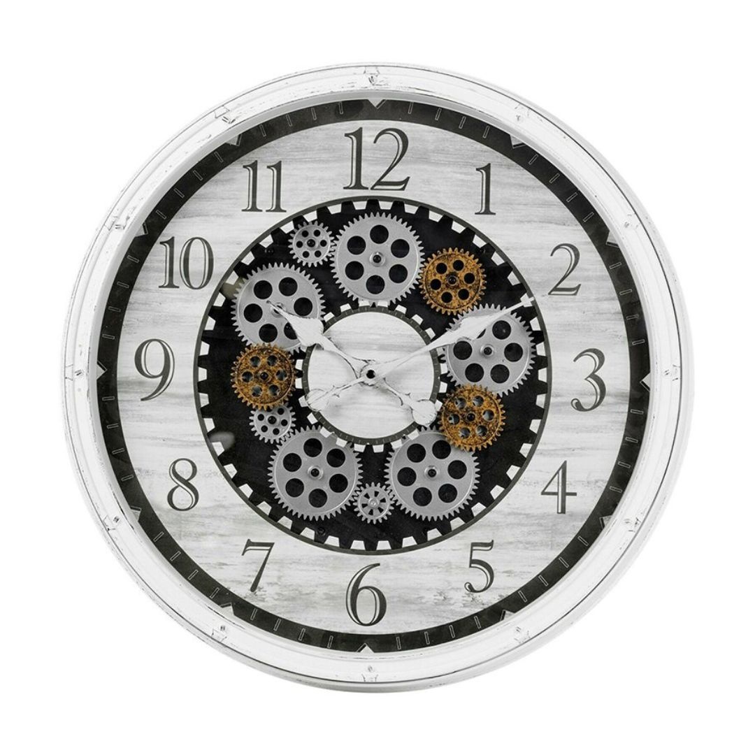 Ceas de perete, movement, 48 cm, alb