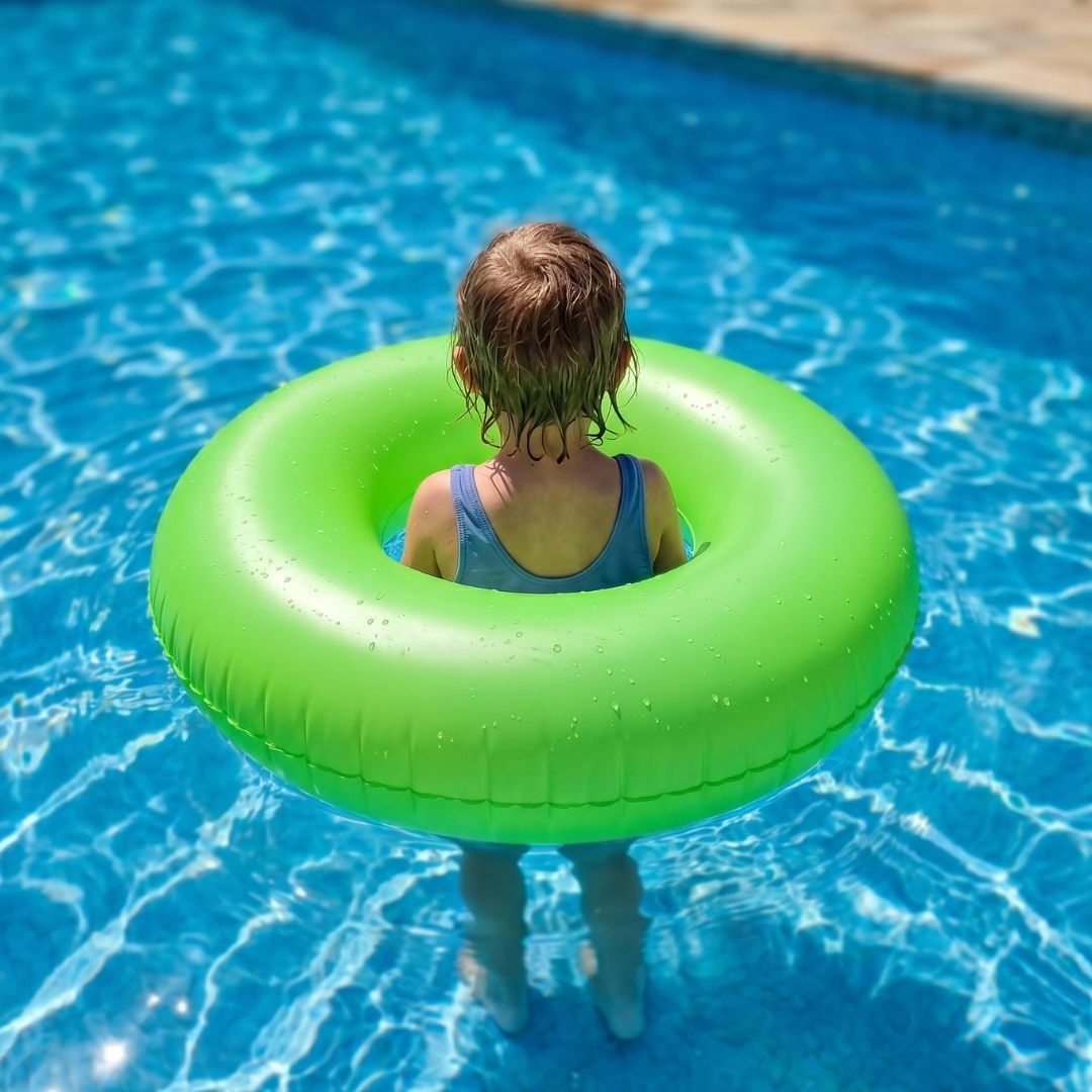 Colac Intex verde pentru copii 91cm