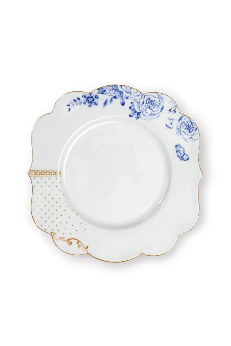Farfurie din porțelan, Pip Studio, 23.5cm, colecția Royal White