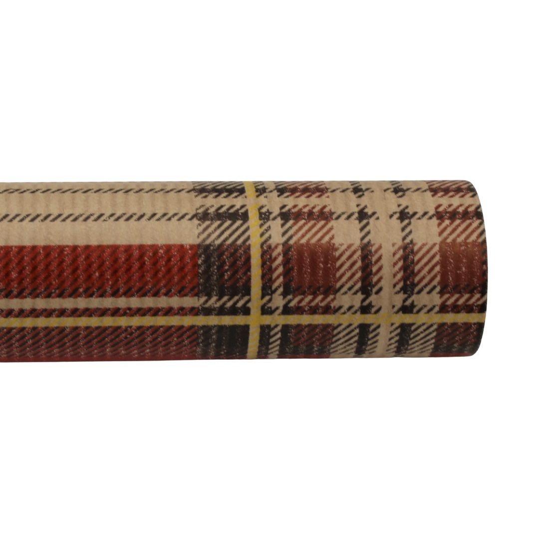 Hârtie ambalat Natura Kraft tartan original