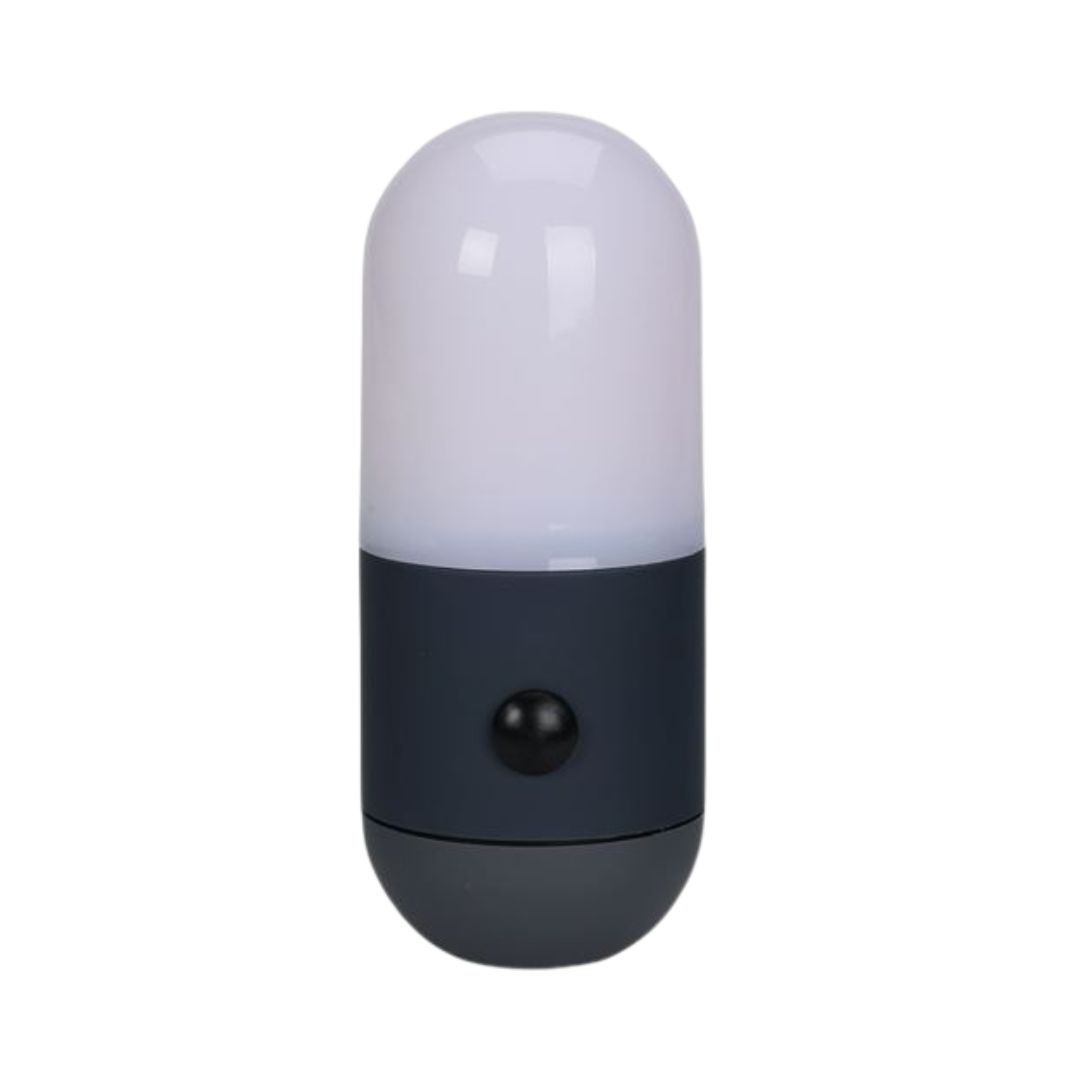 Lampă camping cu 3 intensităti de lumină, 8 x LED, Redcliffs, culoare antracit