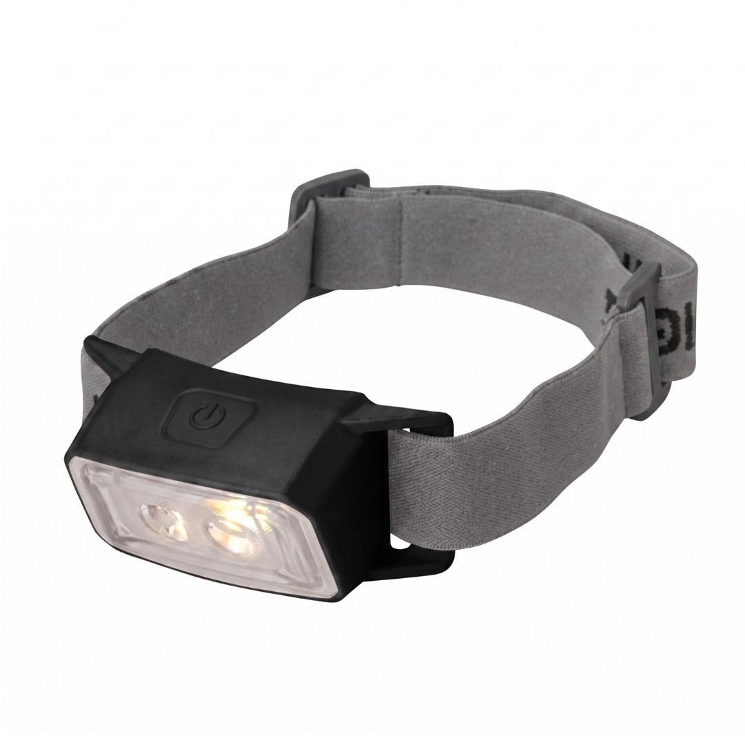 Lanternă de cap reîncărcabilă, cu led, 3 funcții, culoare negru