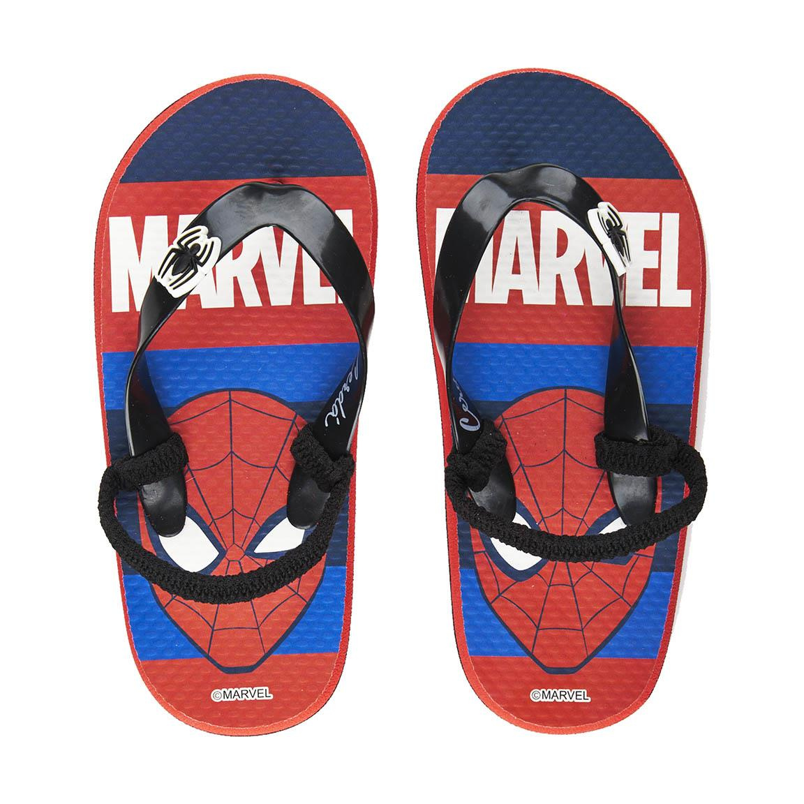 Papuci pentru băieți cu bretea Spiderman