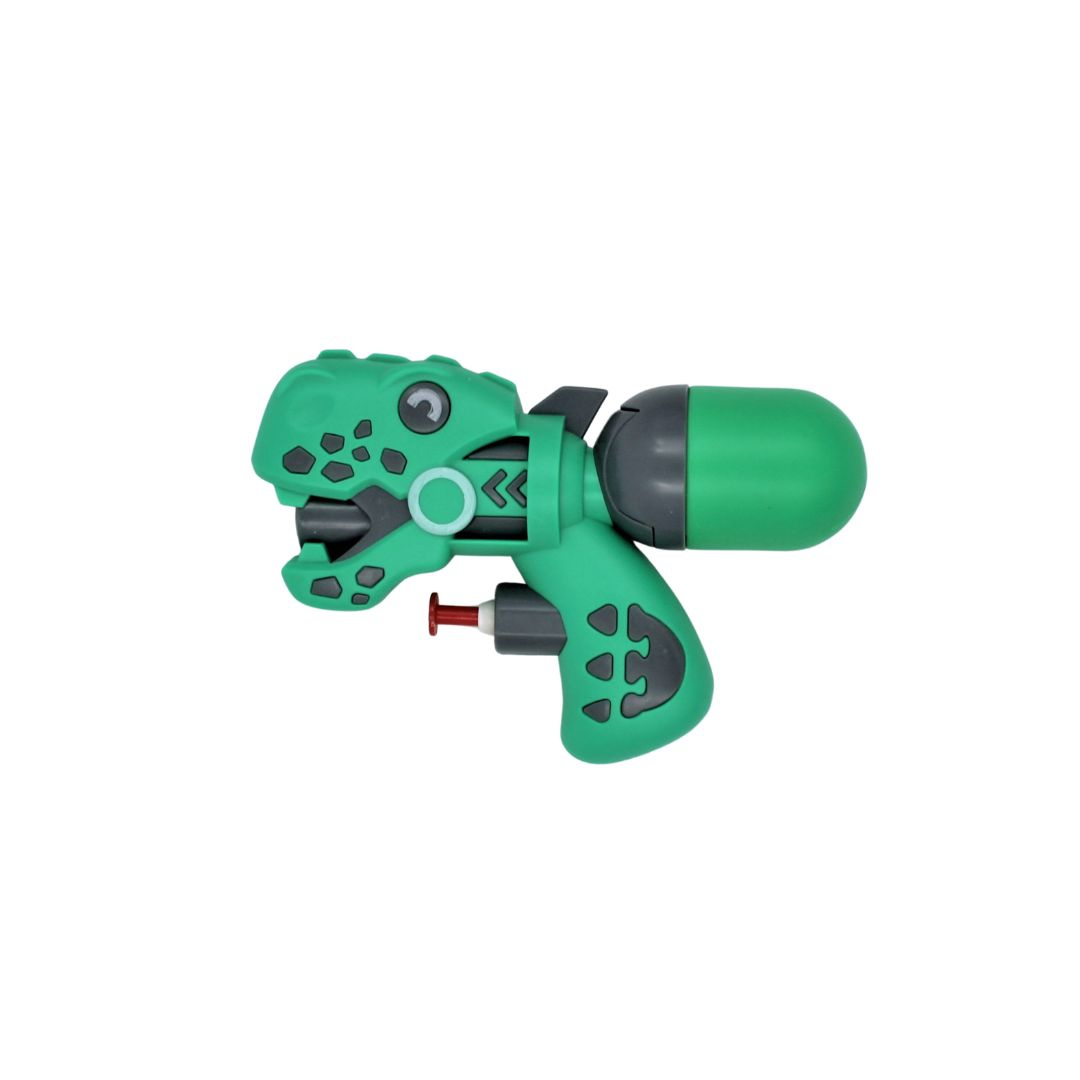 Pistol cu apă dino verde 15cm