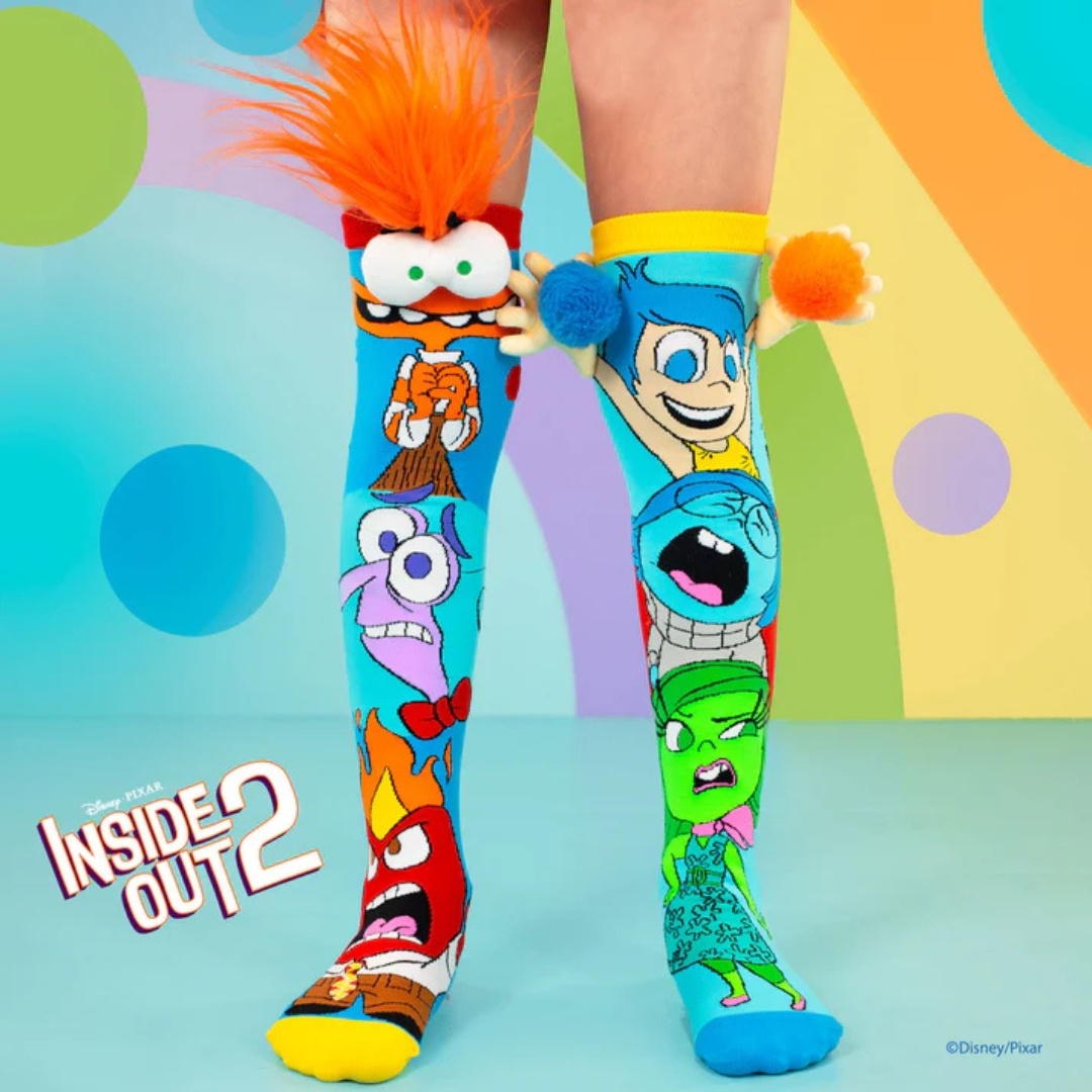 Șosete lungi colorate Madmia pentru băieți Inside Out 5-99 ani