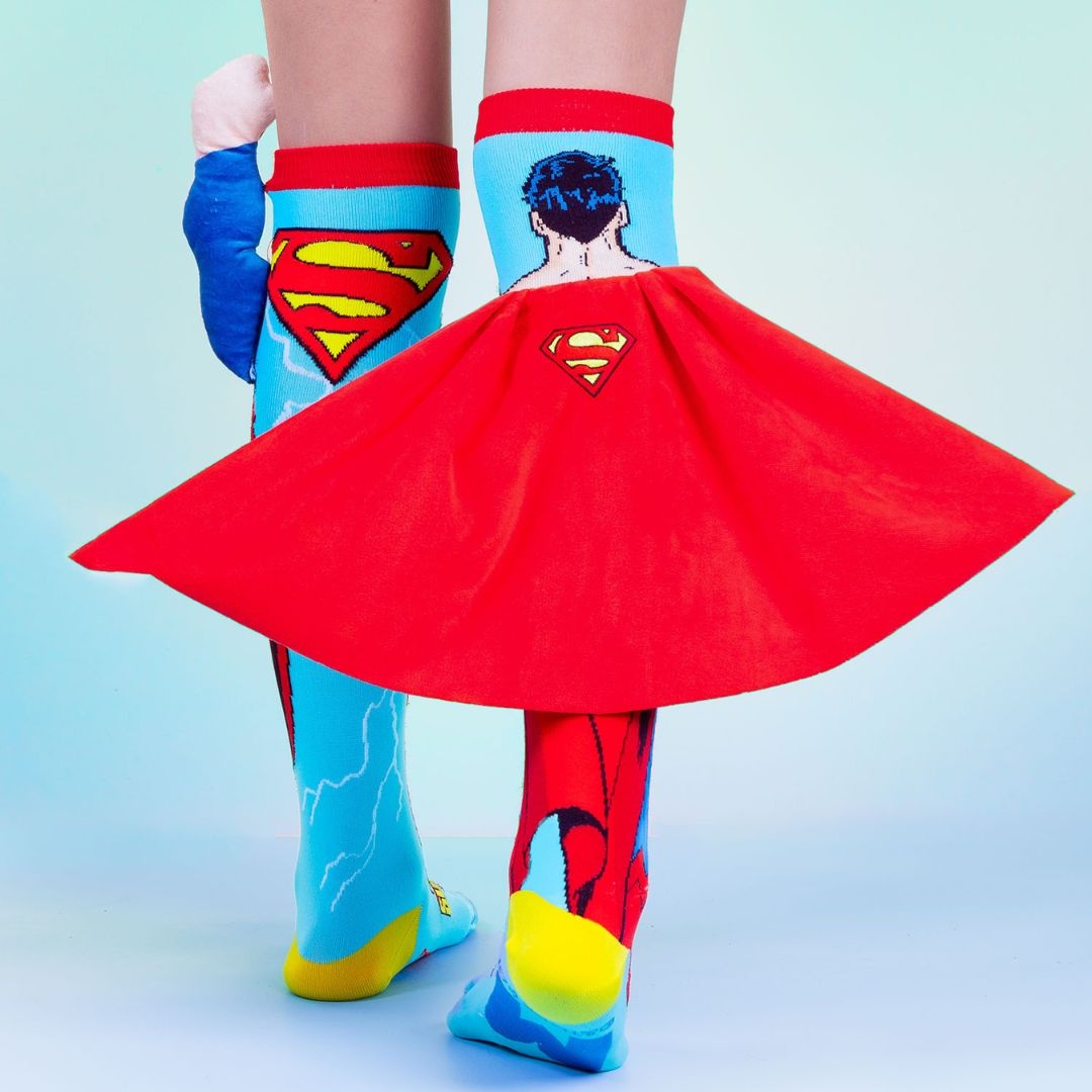 Șosete lungi colorate Madmia pentru băieți Superman 6-99 ani