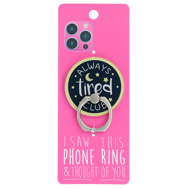 Suport inel telefon Always tired club
