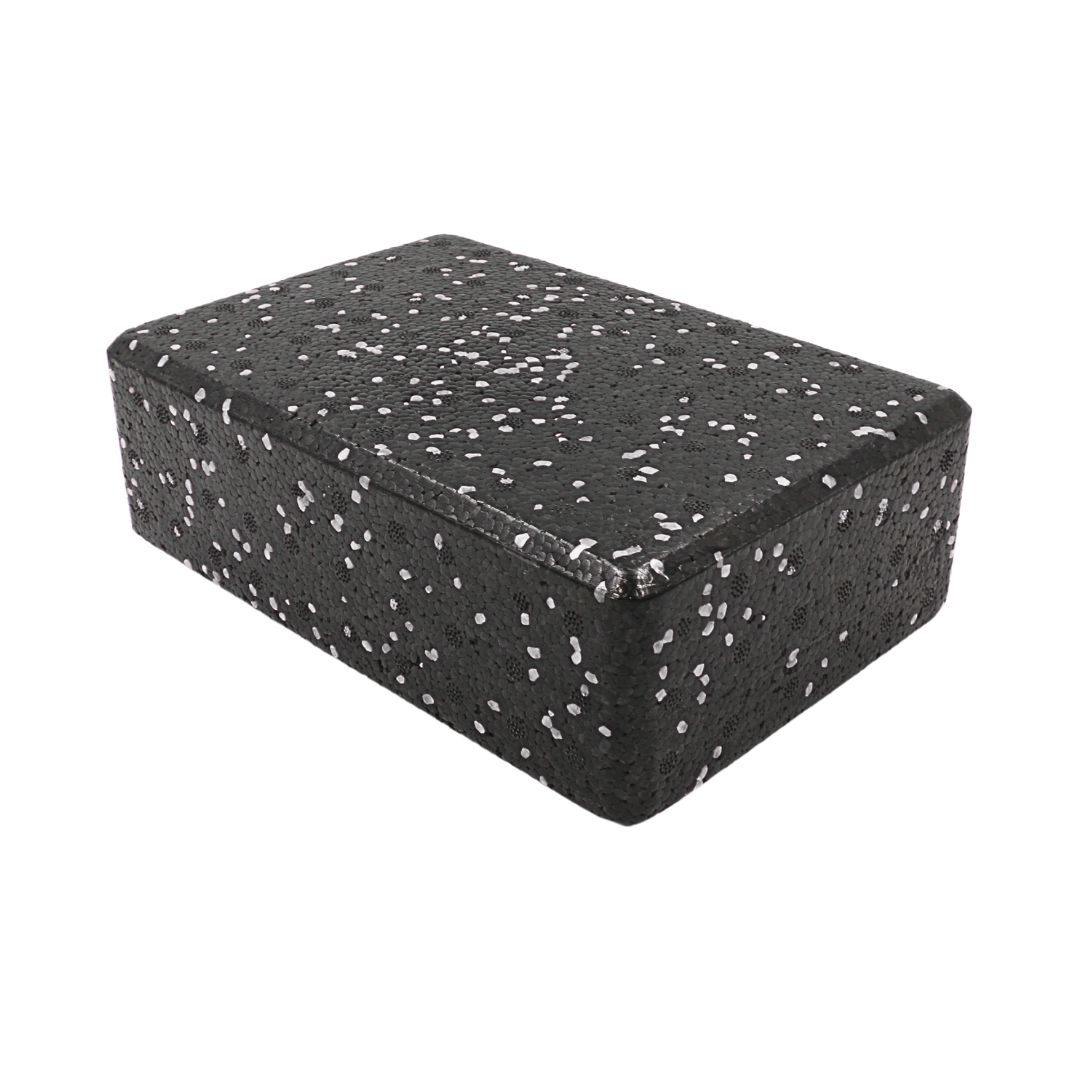 Cărămidă yoga XQ Max 23x15x7.6cm alb negru