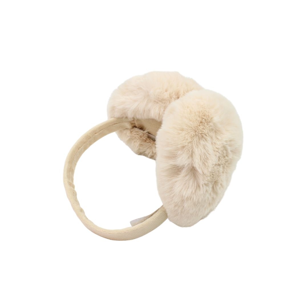 Căști pufoase pentru urechi Antonio, 94 g, Ø 14 cm, circumferință 44 cm, ivory
