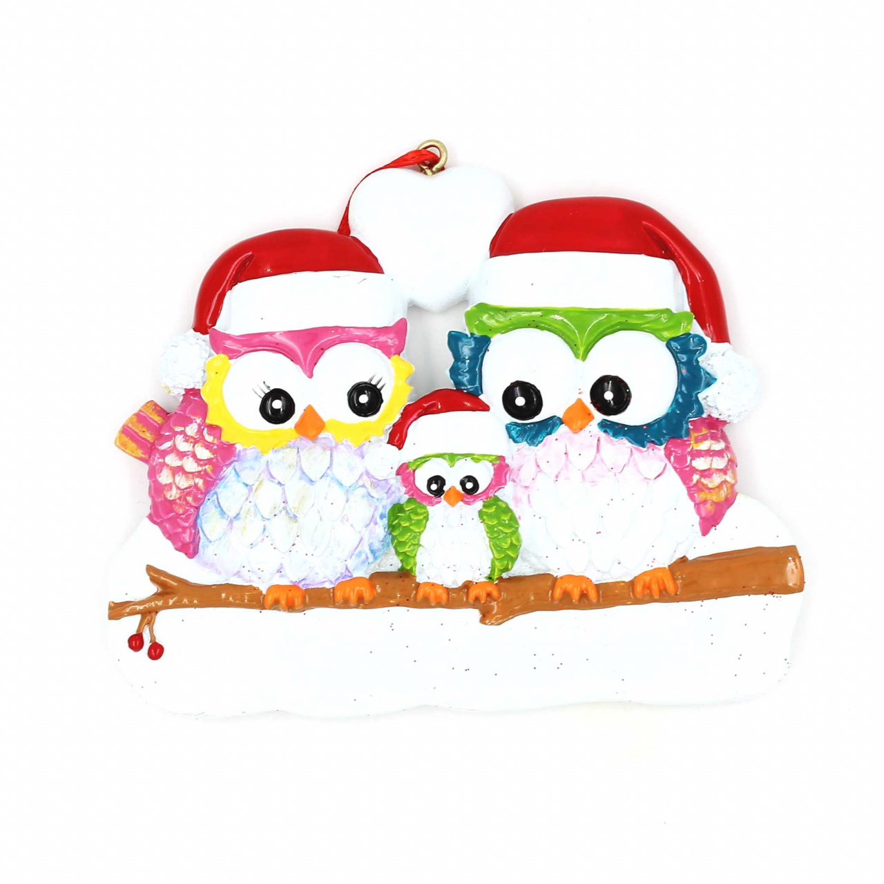 Decoratiune cu magnet, multicoloră - Familia Bufnițescu