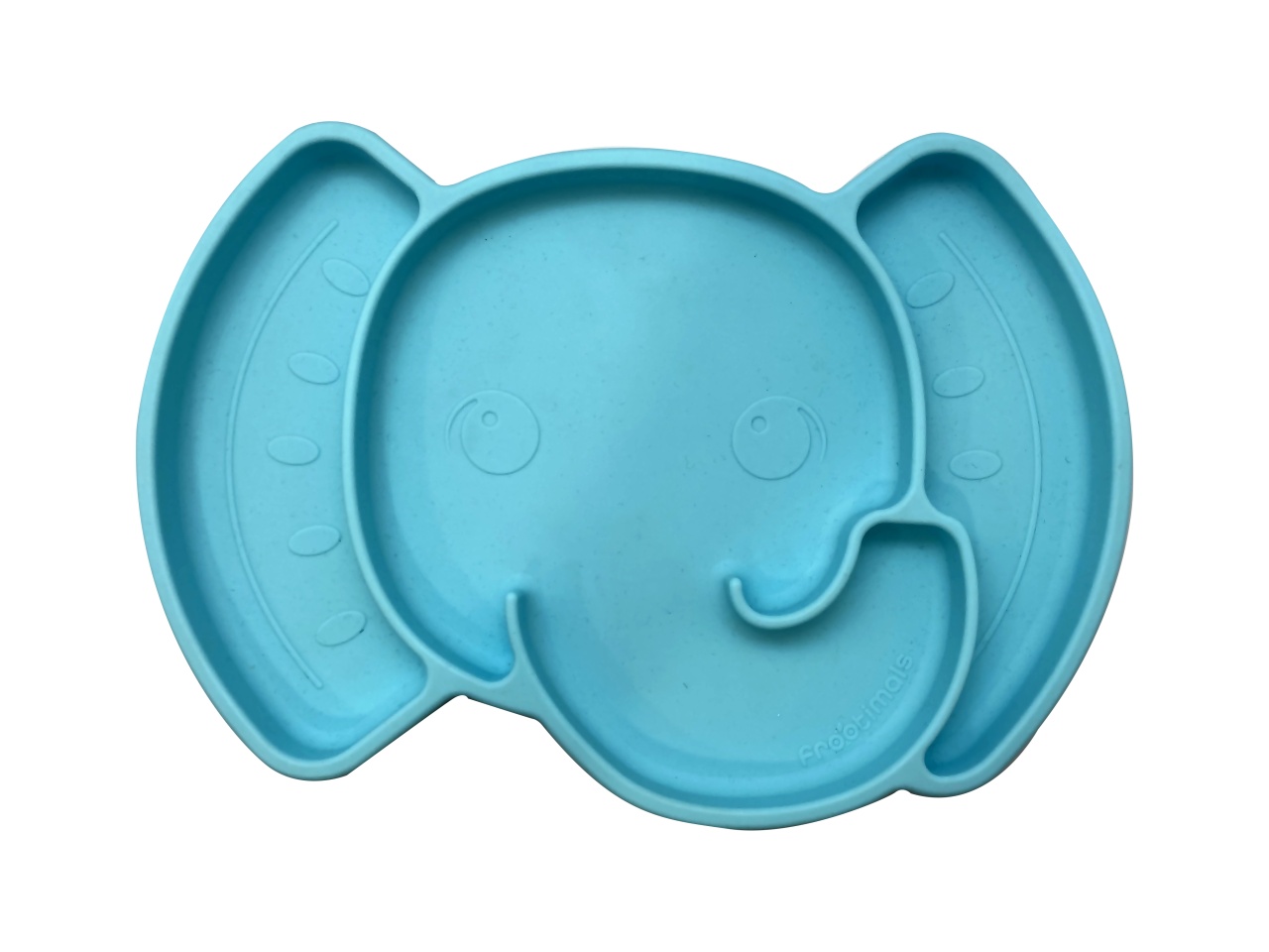 Farfurie din silicon cu sistem anti-alunecare Melany Melephant, Frootimals