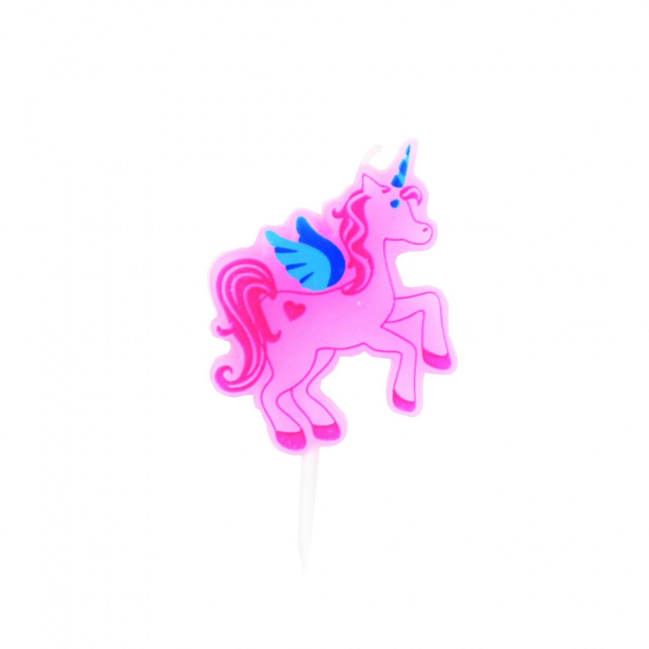 Lumânare party Unicorn Roz