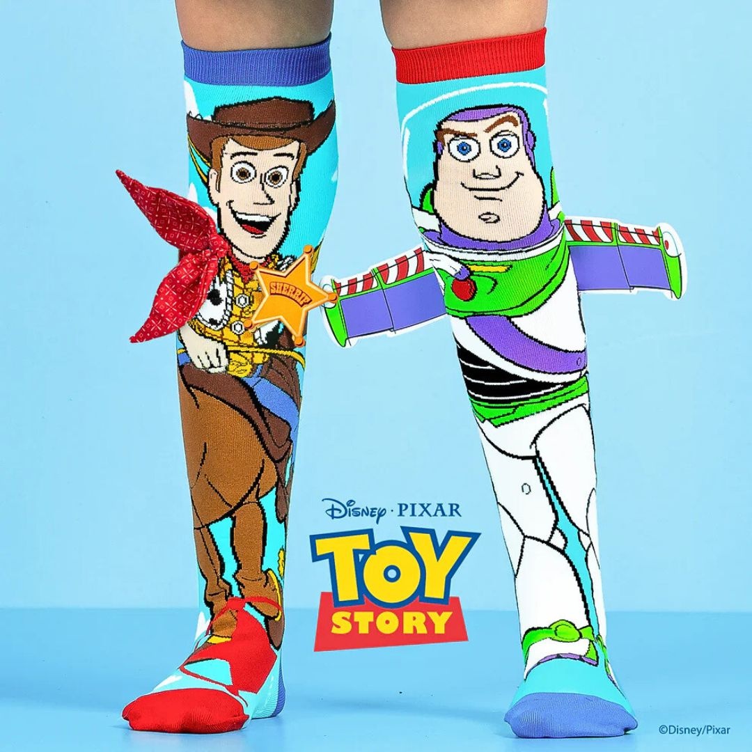 Șosete lungi colorate Madmia pentru băieți fantasy Toy Story 3-5 ani