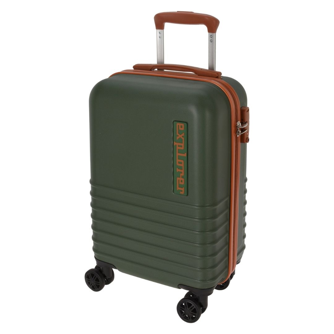 Troler ProWorld Explorer cu roți 360°, 30 litri, verde, 53x34x22 cm