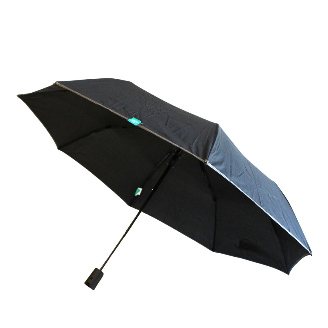 Umbrelă mini Perletti neagră pentru domni