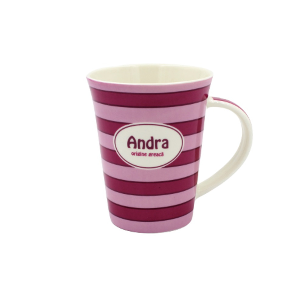 Cană din poțelan personalizată Andra