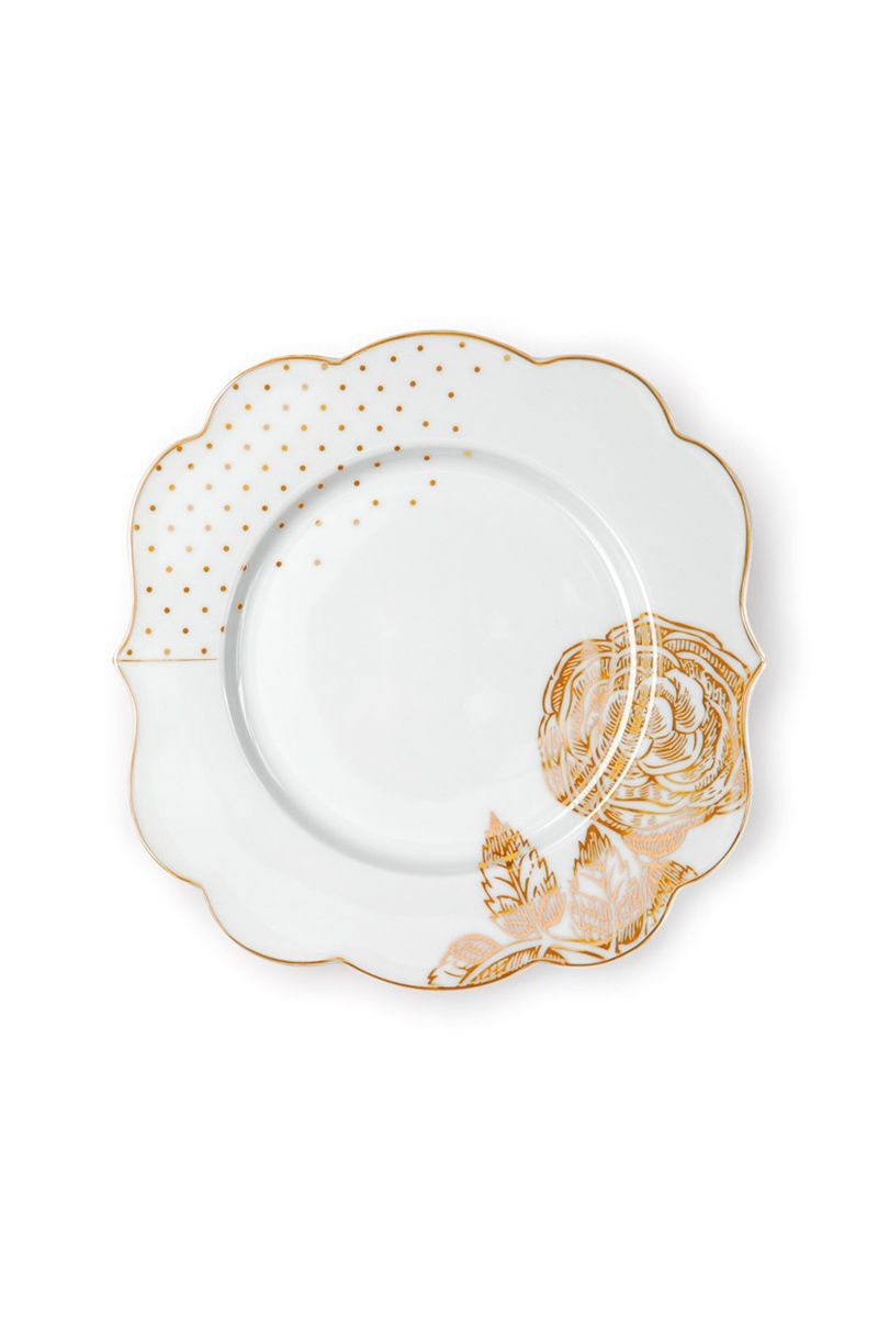 Farfurie din porțelan, Pip Studio, 17cm, colecția Royal White