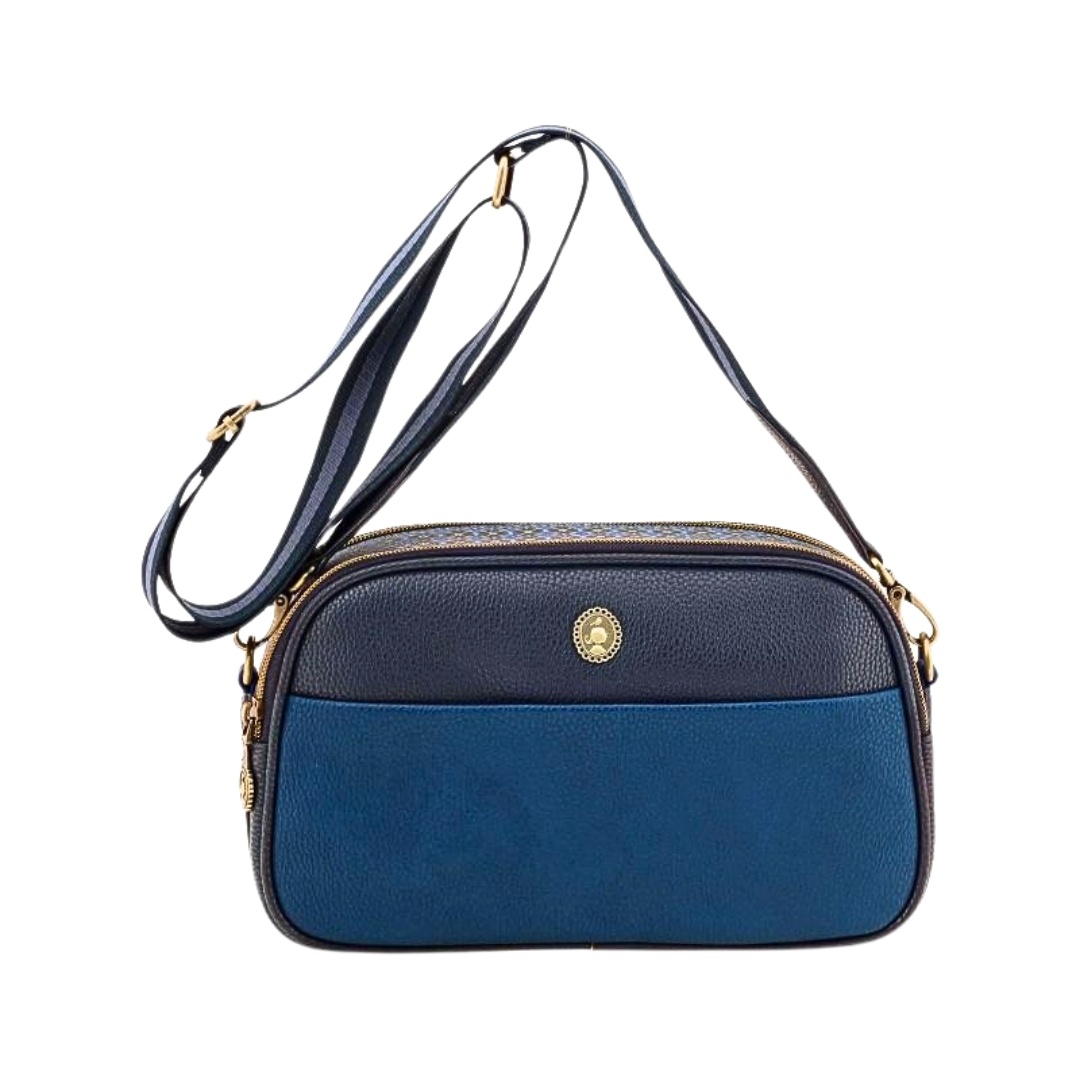 Geantă crossbody, Blue, 26.5x7.5x16.5 cm, colecția Uni, Pip Studio