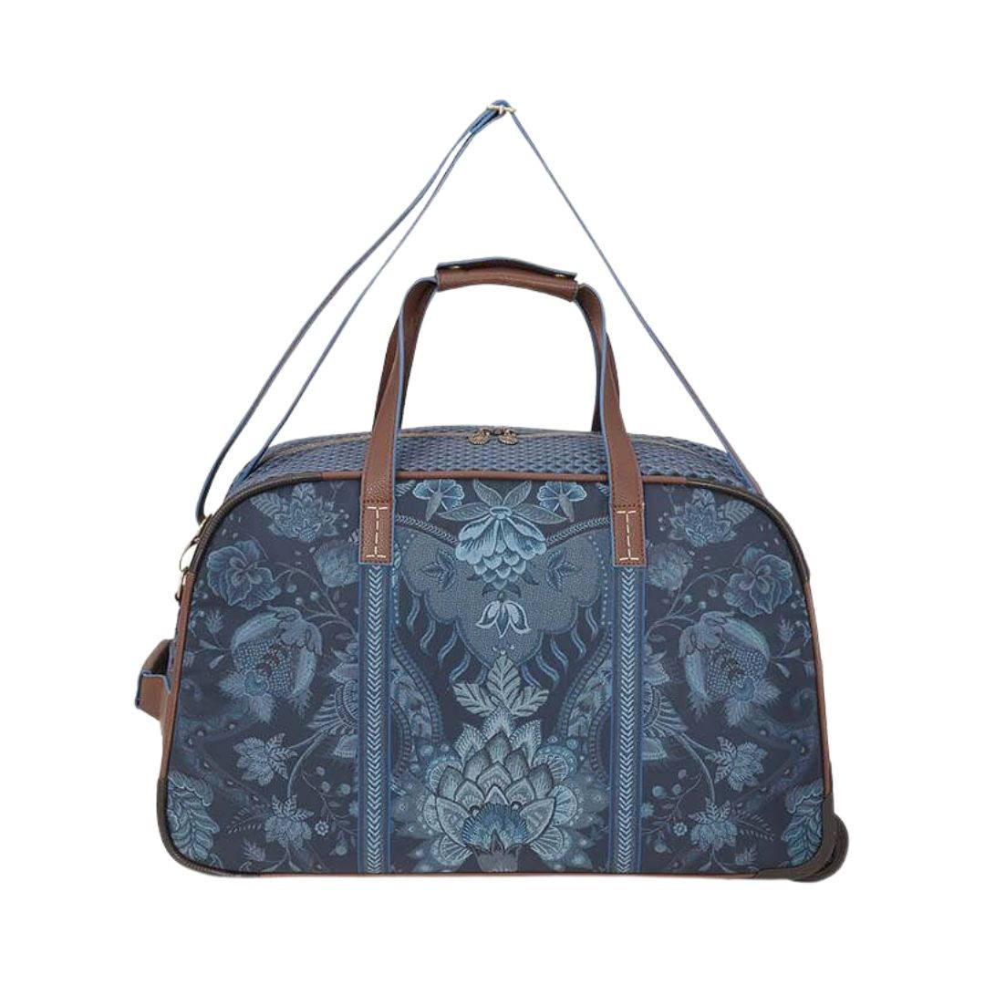 Geantă de voiaj cu roți, Pip Studio, colecția Kyoto Festival, Indigo Blue, 55x34x27cm
