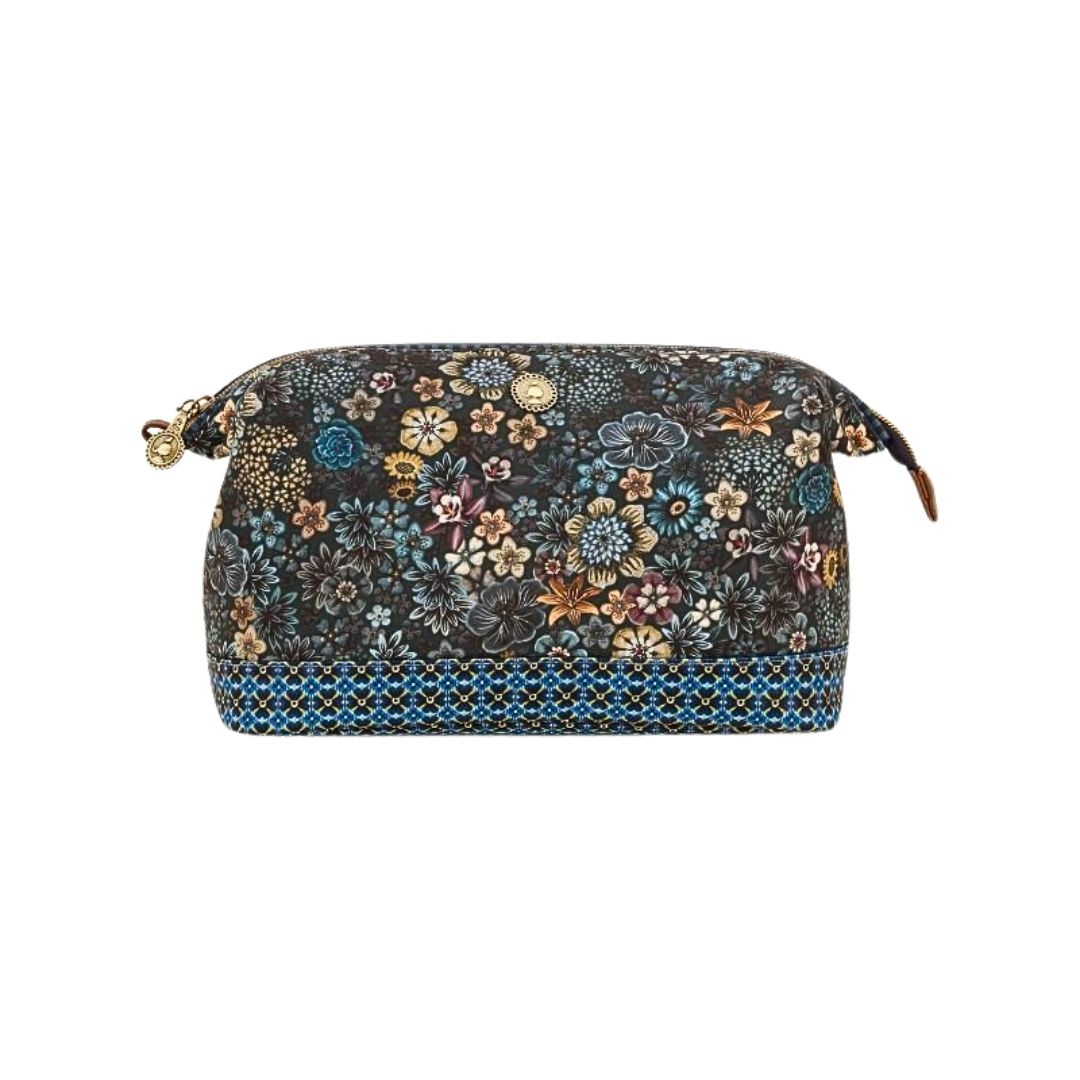 Geantă pentru cosmetice, Purse Large, Pip Studio, Blue, 26x18x12 cm, colecția Tutti i Fiori