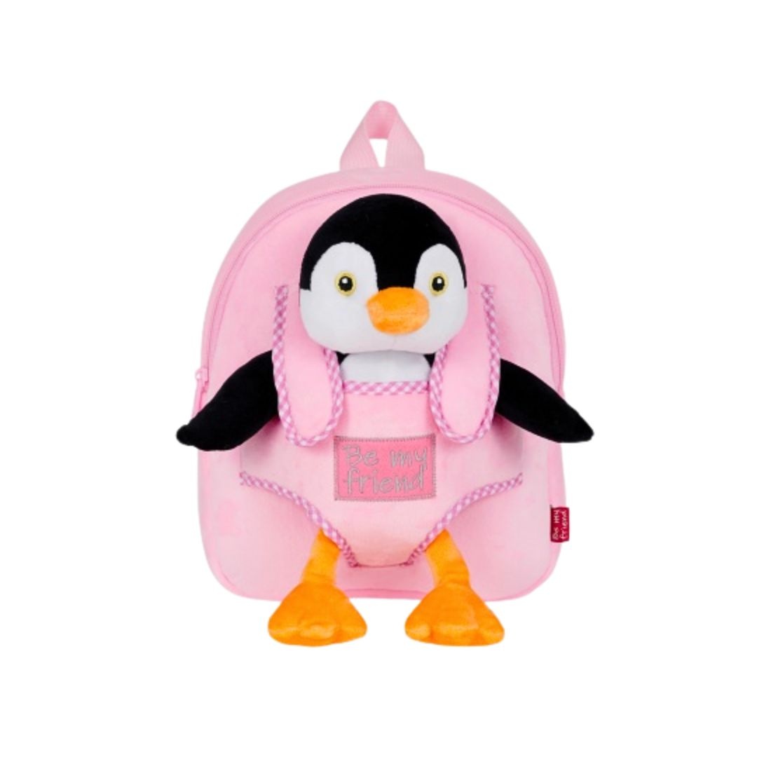 Ghiozdan grădiniță, Perletti, model Pinguinul Peggie, 27 cm, colecția Perletti Toys