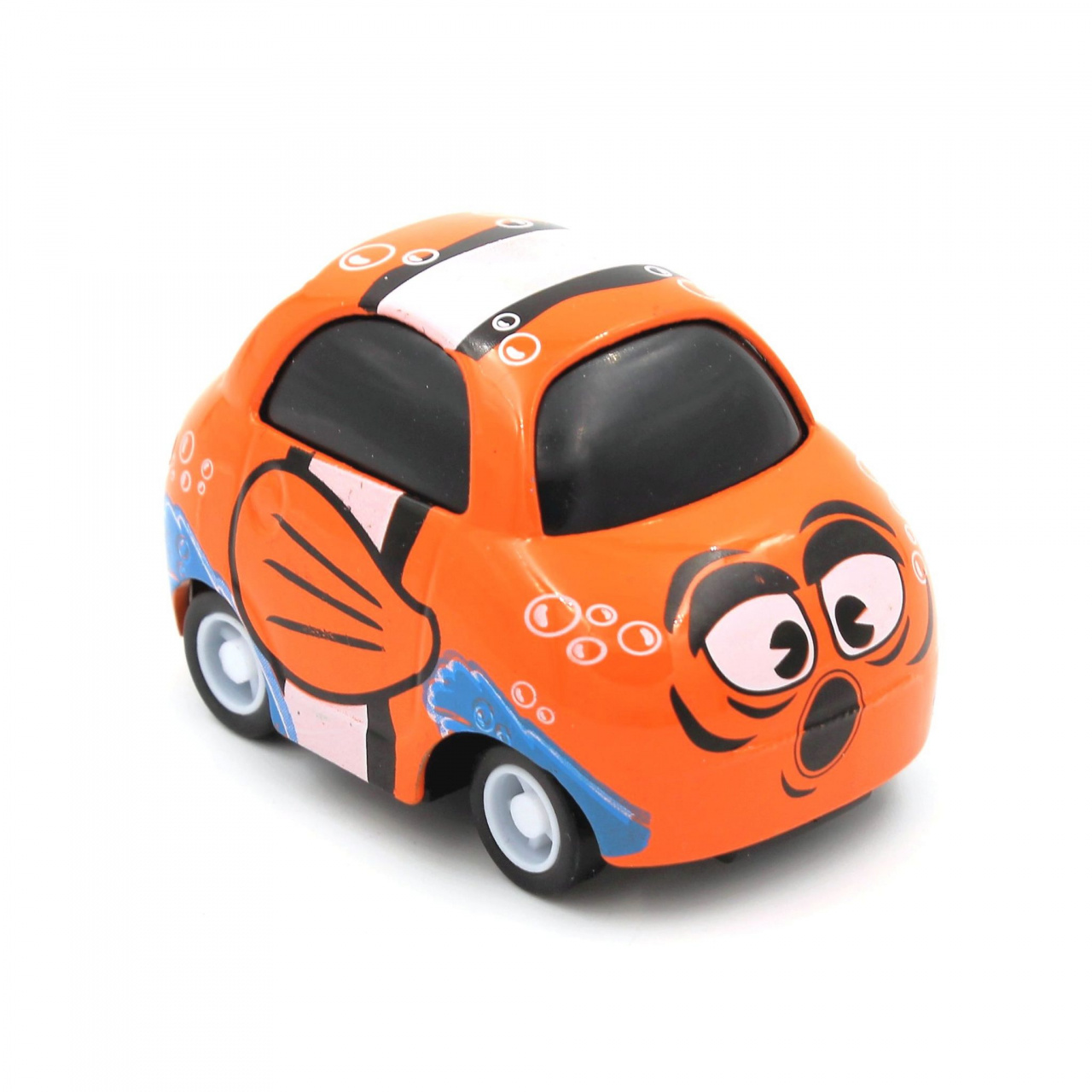 Mașinuță cu sistem pull-back clown fish