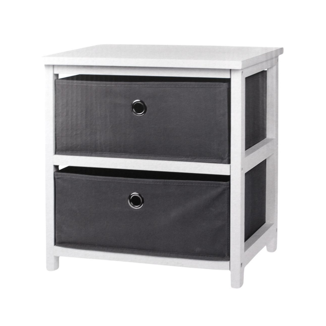 Noptieră cu 2 sertare MDF 41x33.5x43 cm