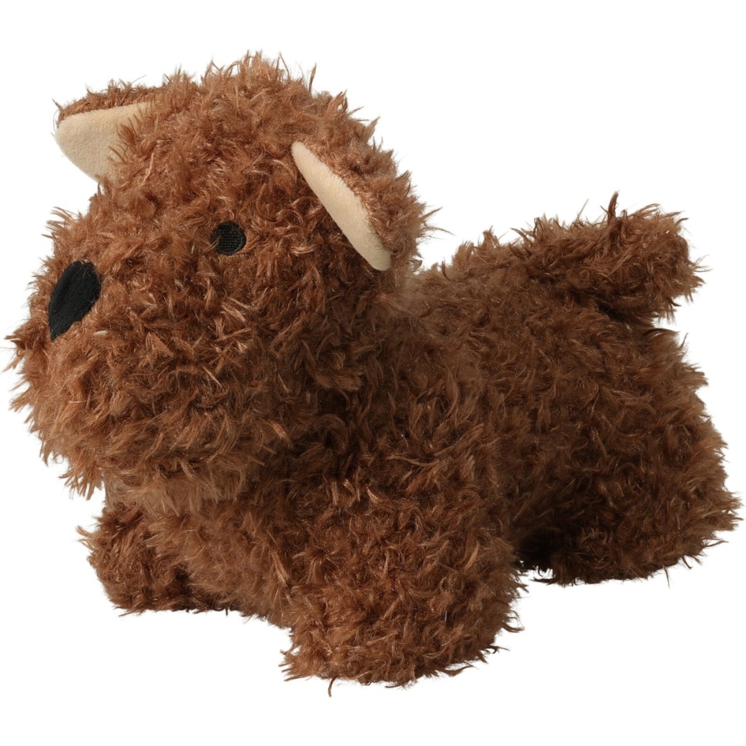 Opritor ușă, model cățeluș, culoarea maro, 27 cm