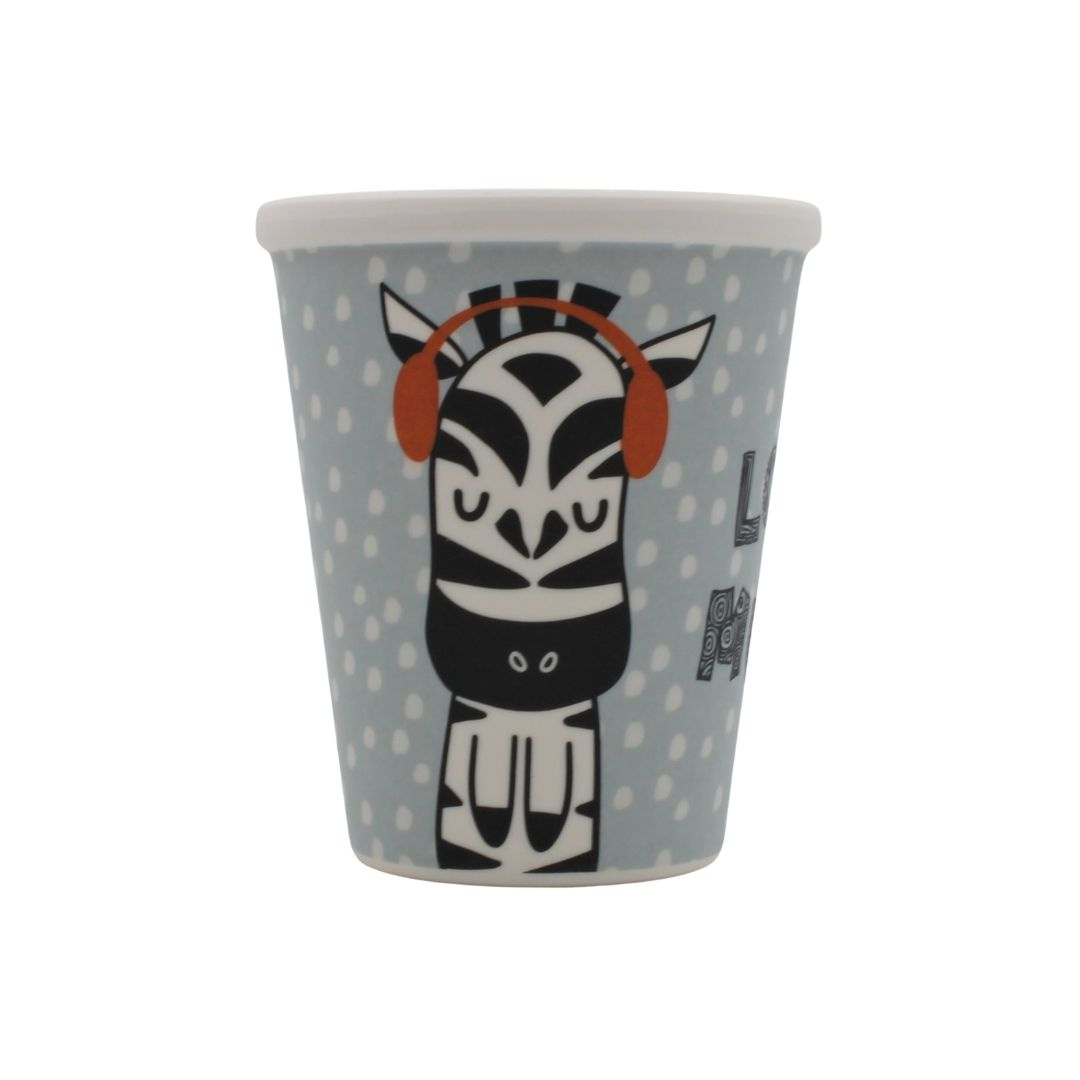 Pahar party melamină zebră 250 ml