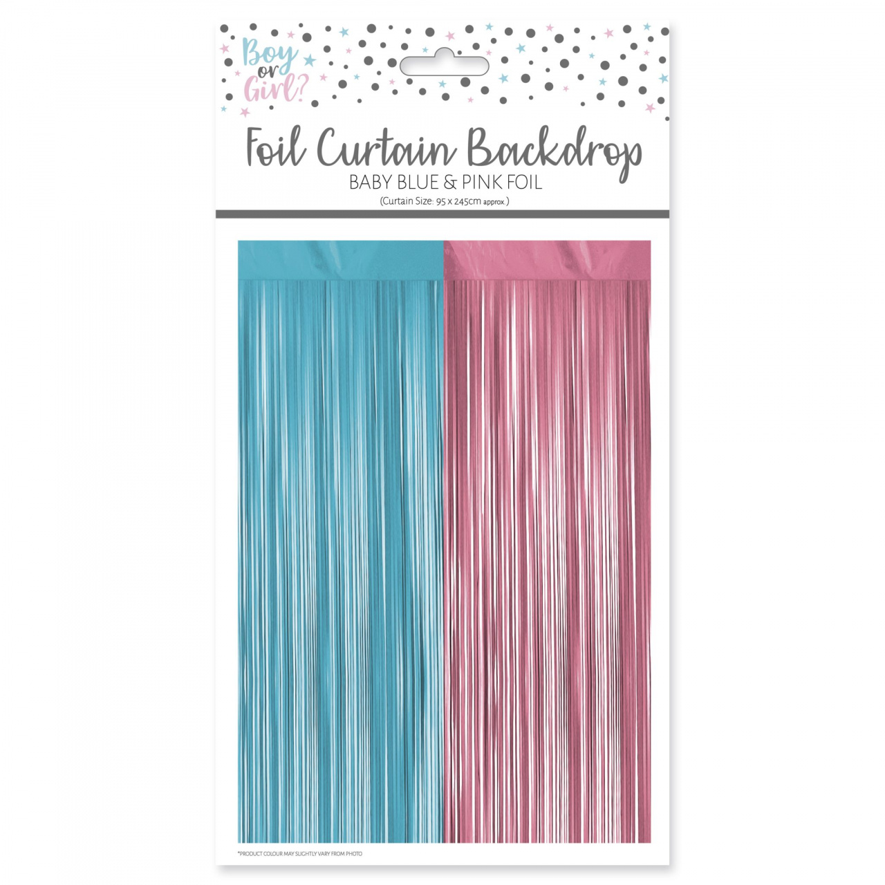 Perdea decorativă din folie blue&pink 95x245cm