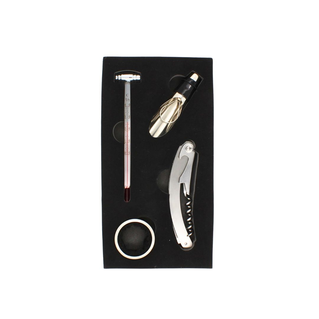Set 4 accesorii pentru servirea vinului