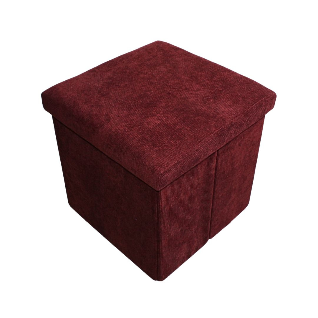 Taburet cu spațiu depozitare 38x38x38 cm reiat grena