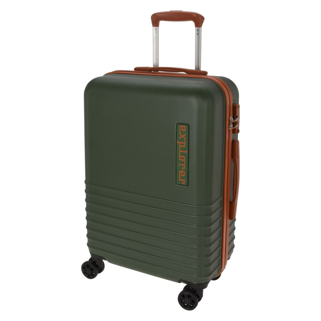 Troler ProWorld Explorer cu roți 360°, 50 litri, verde, 61x42x25 cm