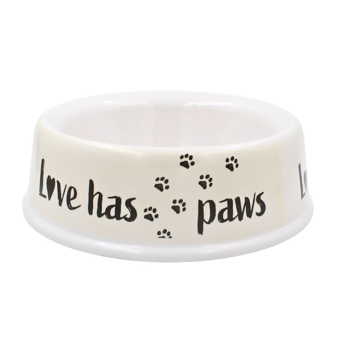 Bol melamină pentru câini 1,5L Love has paws